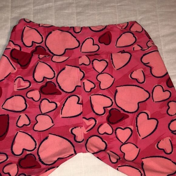 Lularoe SML OS Regular Valentines Buttersoft Leggings - Picture 5 of 10